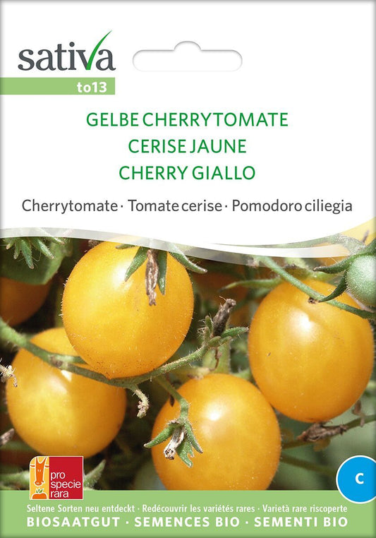 Gelbe-Cherrytomate