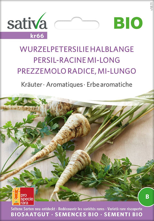 Wurzelpetersilie-halblange