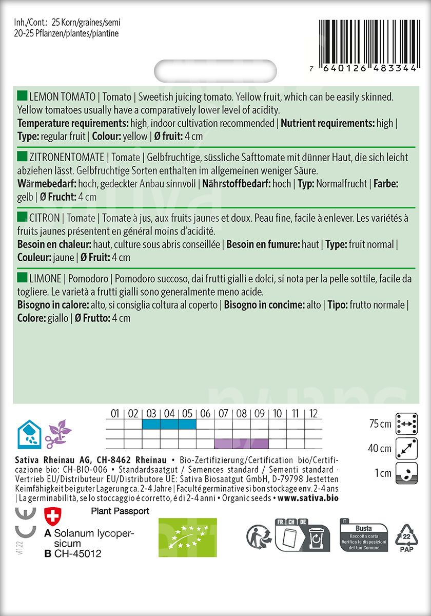 Zitronentomate - ProSpecieRara